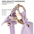 Luxury Dog Harness with Gold Trim (Lilac)
