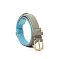 Collare bicolore in vegan leather (Tortora)