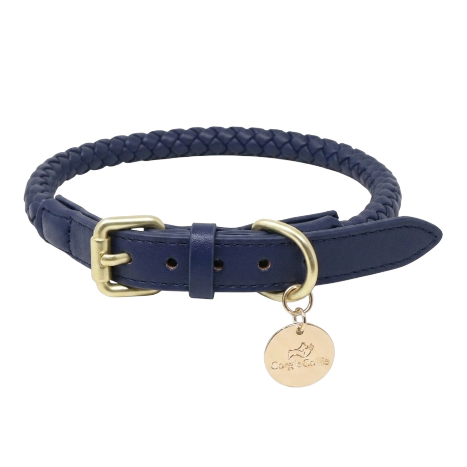 Collare intrecciato (Navy)