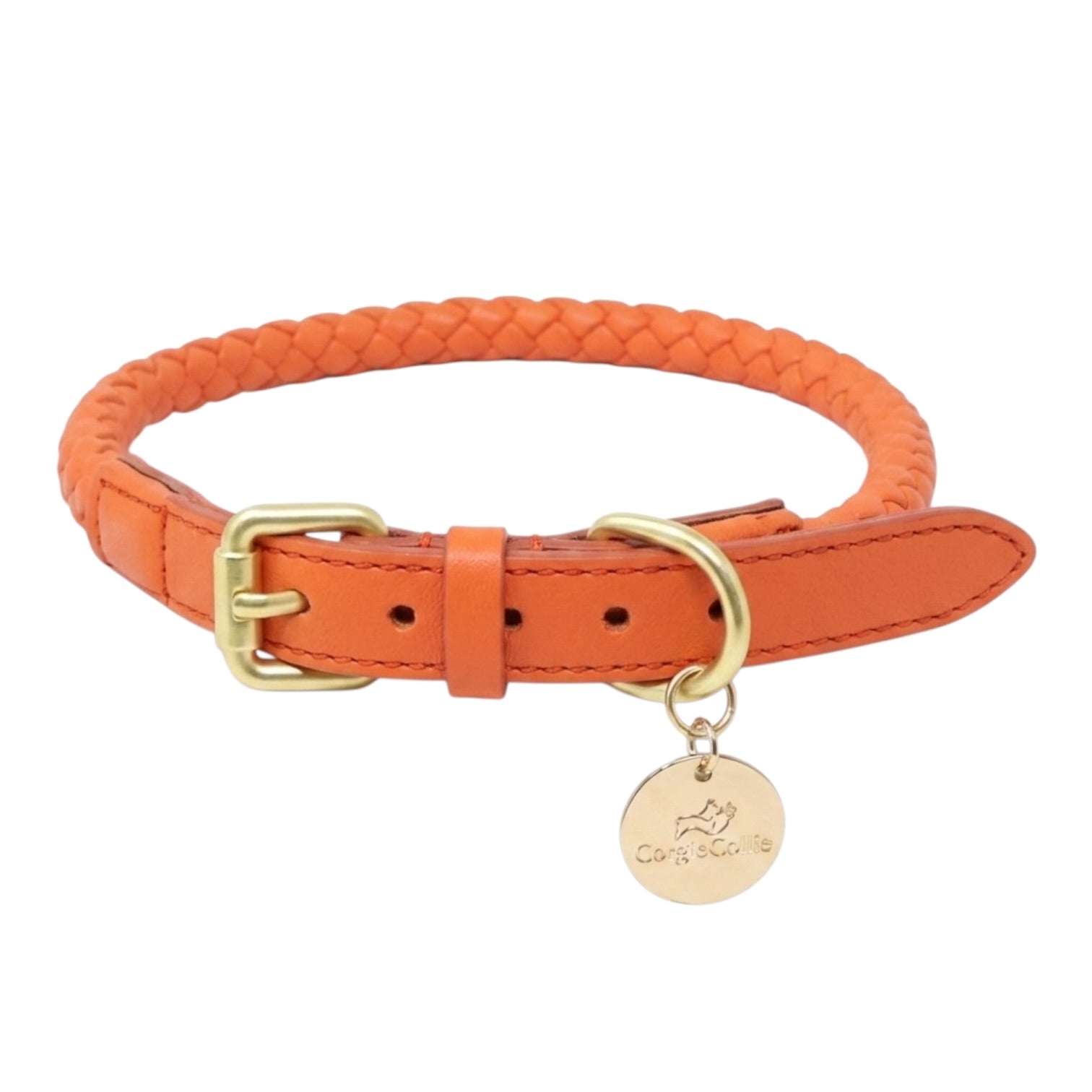 Collare intrecciato (Arancio)