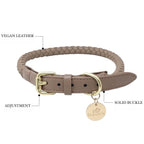 Braided Collar (Dove Grey)