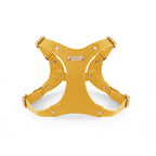 Pettorina per Cani Luxury con Finiture Dorate (Giallo)