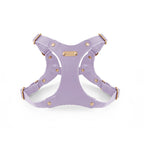 Luxury Dog Harness with Gold Trim (Lilac)